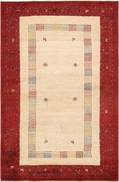 Pasargad Persian Gabbeh 030227 Ivory